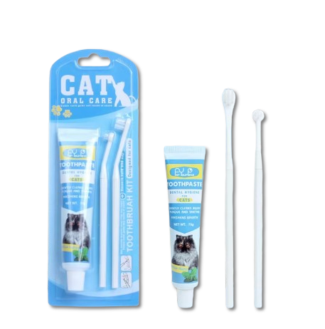 Kit de Brosse à Dents et Dentifrice pour Chiens et Chats