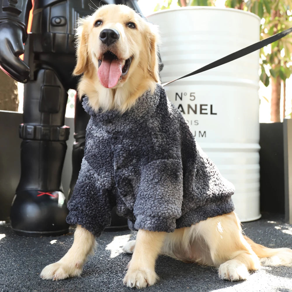 Veste en laine d'agneau pour chiens