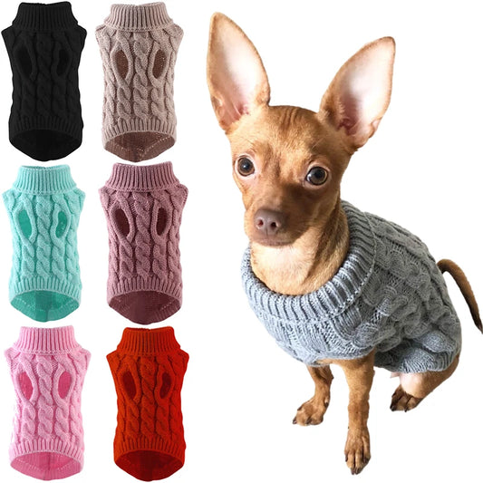 Pull  chaud et doux  pour chiots et chiens