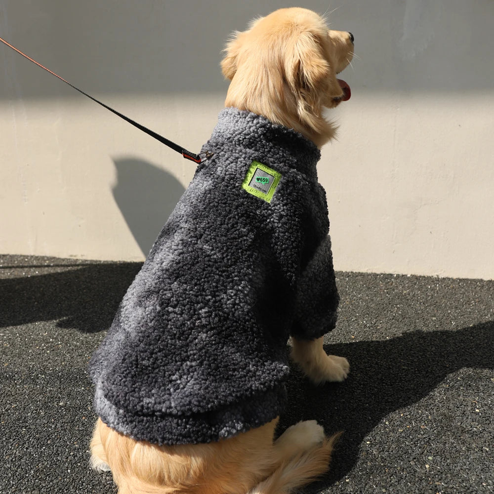 Veste en laine d'agneau pour chiens