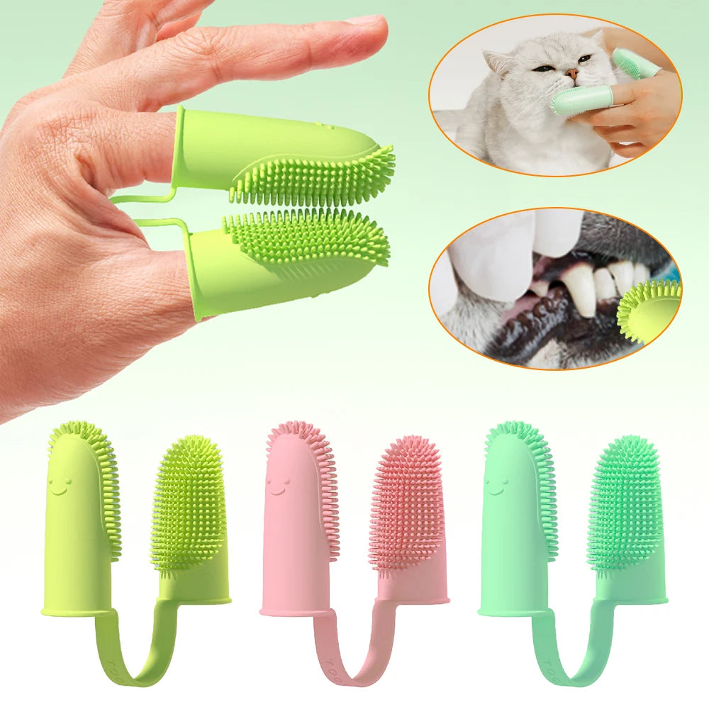 Brosse à Dents Super Douce pour Chien et Chat