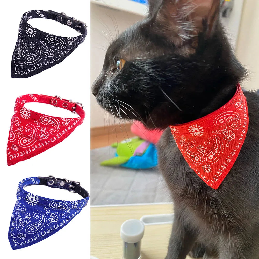 Foulard Réglable en PU pour Chiot et Chat