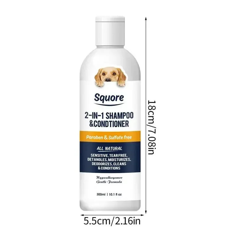 Shampoing et Revitalisant 2-en-1 pour Chiots et Chats